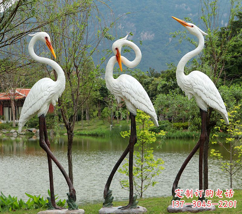 福州仙鹤的雕塑
