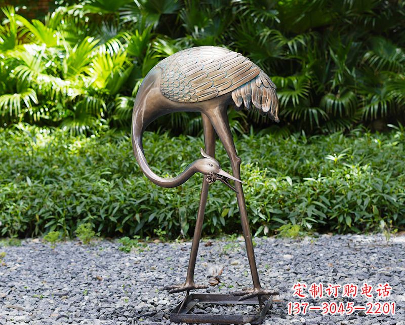 福州仙鹤雕塑喷泉
