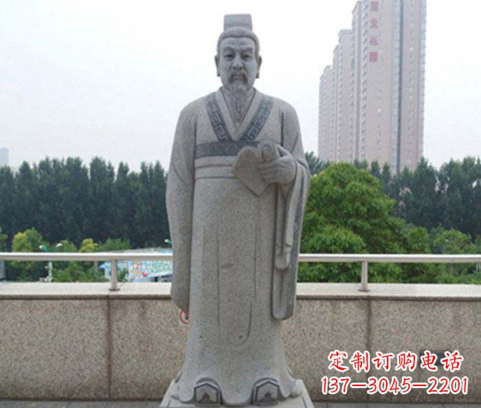 福州先秦法家代表人物商鞅石雕