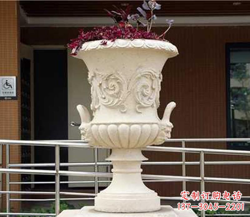 福州小区花盆景观石雕