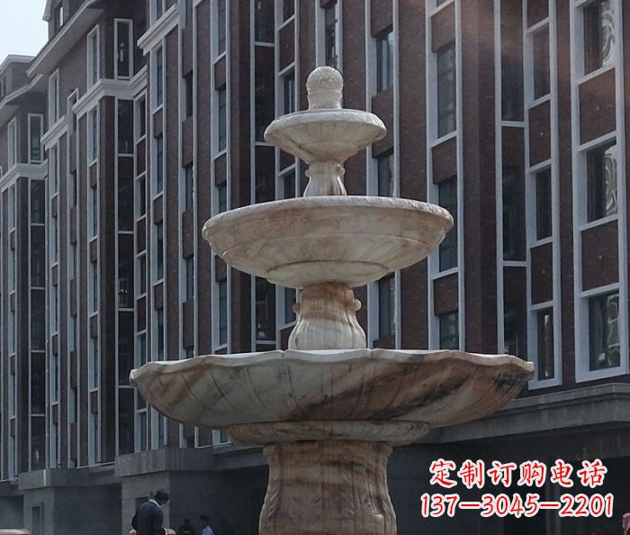 福州小区景观大型喷泉石雕 (6)