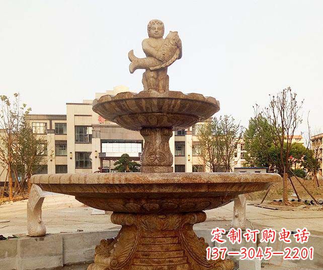 福州小区景观欧式喷泉石雕