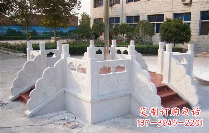 福州校园汉白玉升旗台
