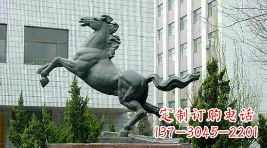 福州校园龙马精神铜雕