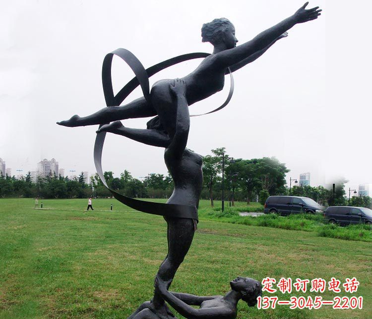 福州艺术体操运动员雕塑