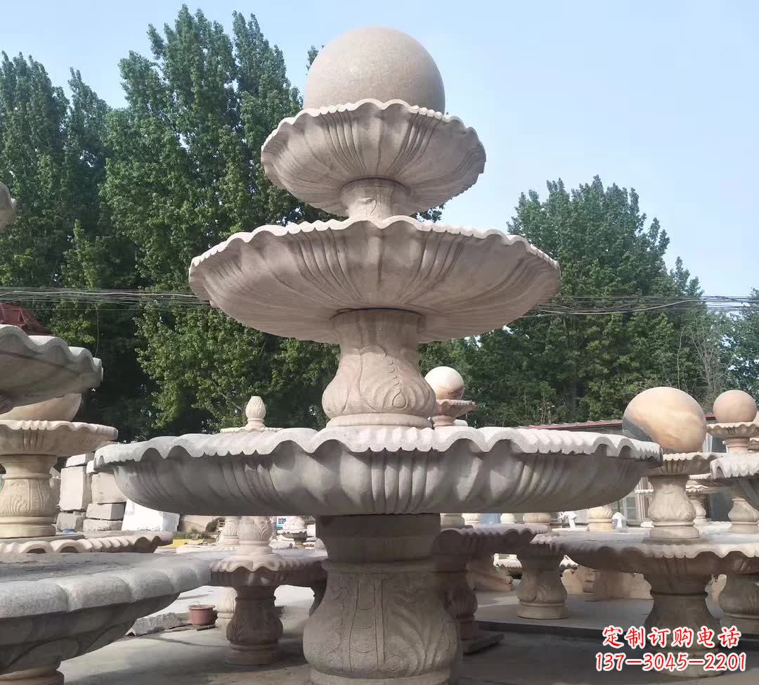 福州音乐风水球石雕