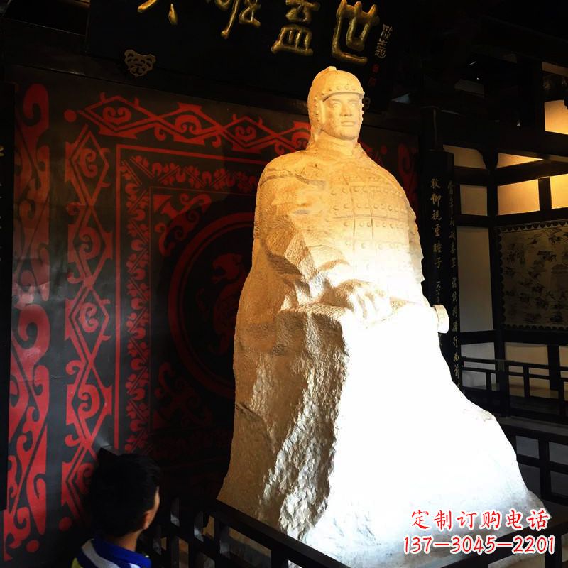 福州英雄盖世楚霸王石雕像
