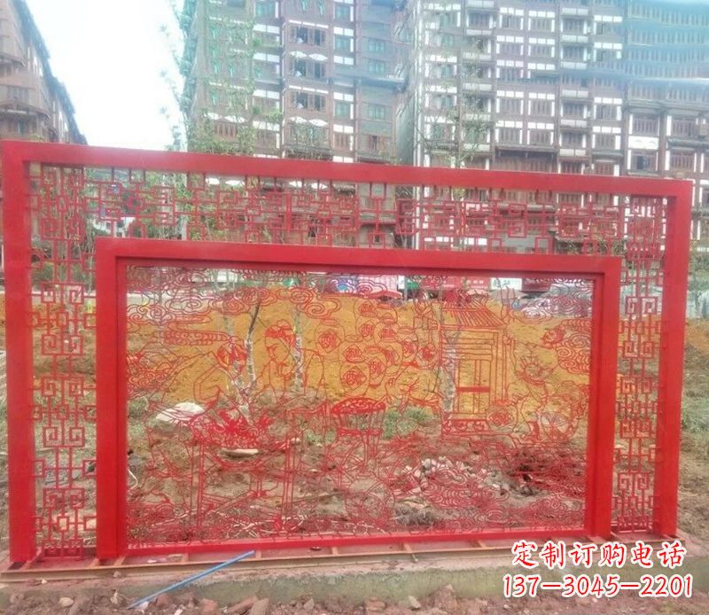 福州迎春福字剪纸雕塑