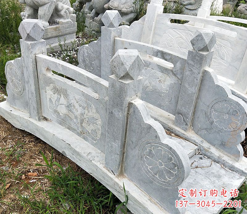 福州园林仿古石拱桥景观石雕 (2)