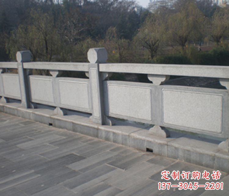 福州园林仿古石栏板景观石雕 (7)