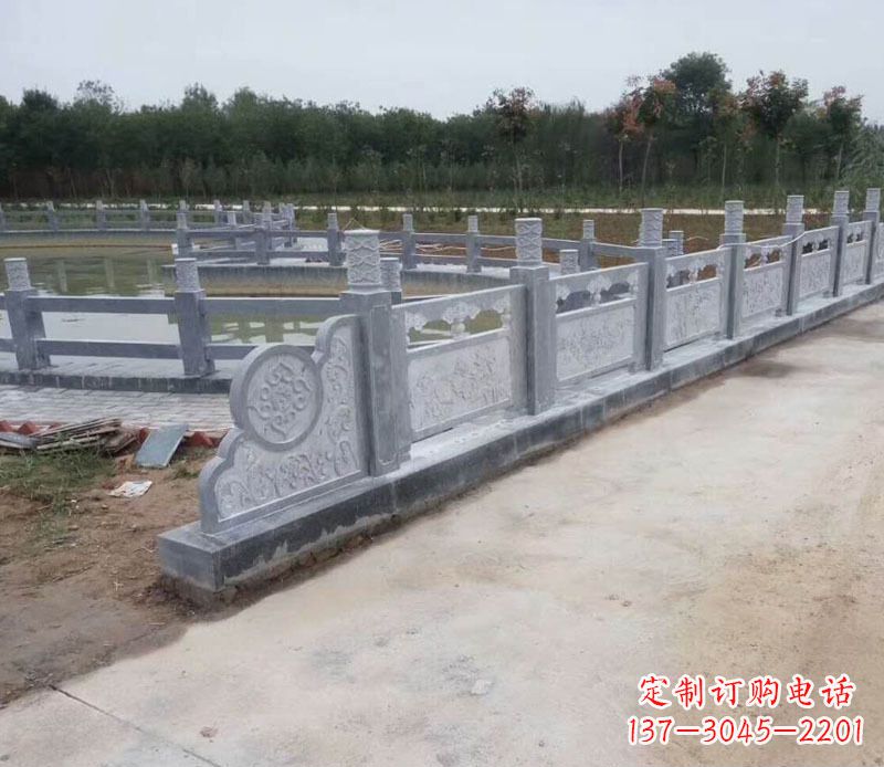 福州园林仿古石栏板景观石雕 (11)