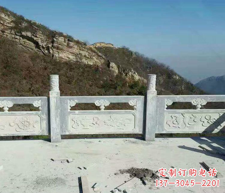 福州园林仿古石栏板景观石雕_2 (3)