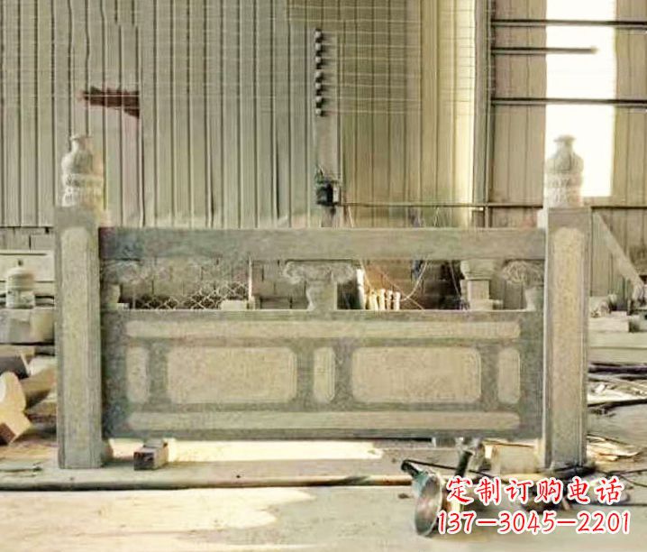 福州园林仿古石栏板景观石雕_2 (2)