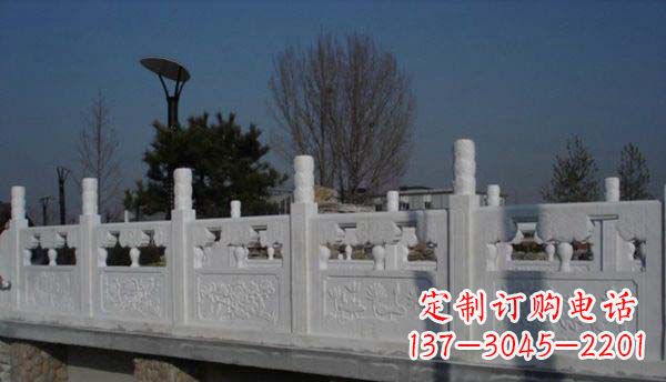 福州园林汉白玉栏板景观石雕