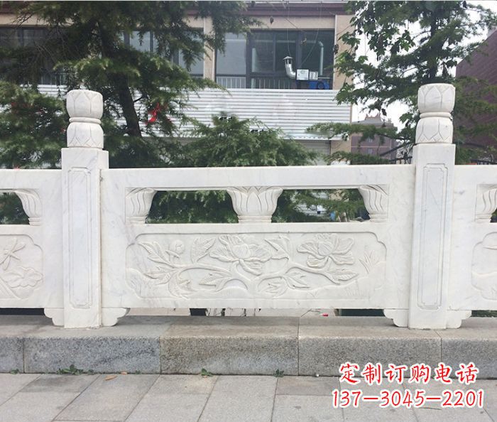 福州园林景观大理石浮雕栏板 (2)