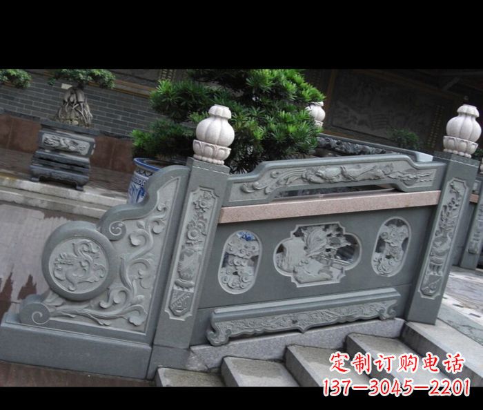 福州园林景观大理石栏板雕塑 (6)