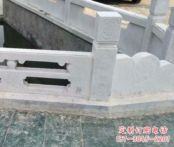 福州园林景观大理石栏板雕塑 (7)