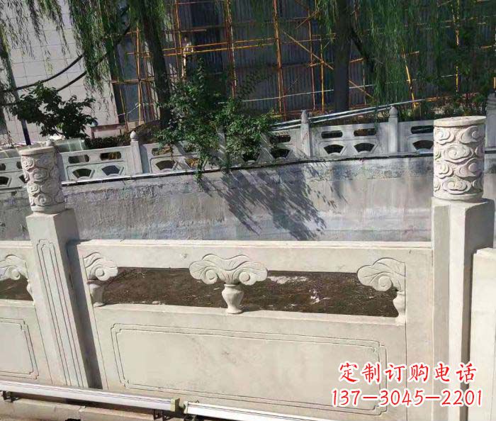 福州园林景观大理石栏板石雕 (6)