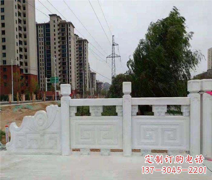 福州园林景观大理石栏板石雕 (5)