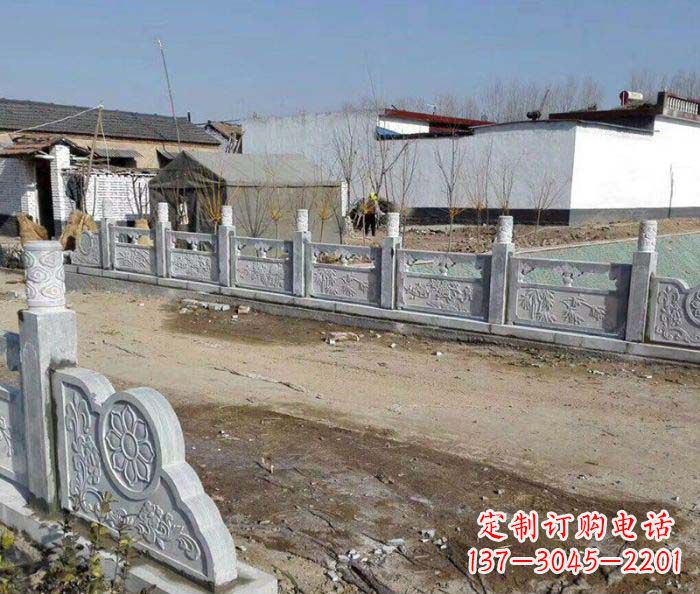 福州园林景观仿古栏板石雕