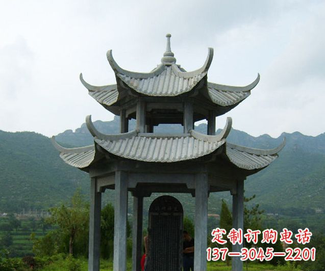 福州园林景观仿古凉亭石雕