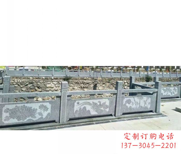 福州园林景观仿古石雕栏板 (5)