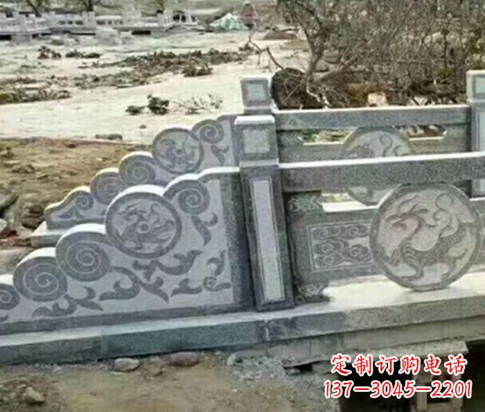 福州园林景观仿古石雕栏板 (10)