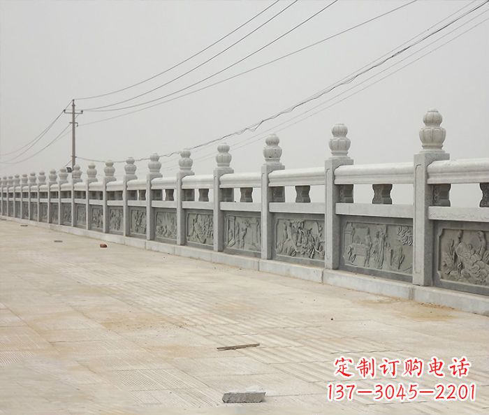 福州园林景观仿古石雕栏板_2
