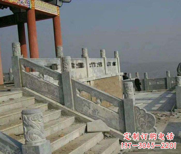 福州园林景观仿古石雕栏板