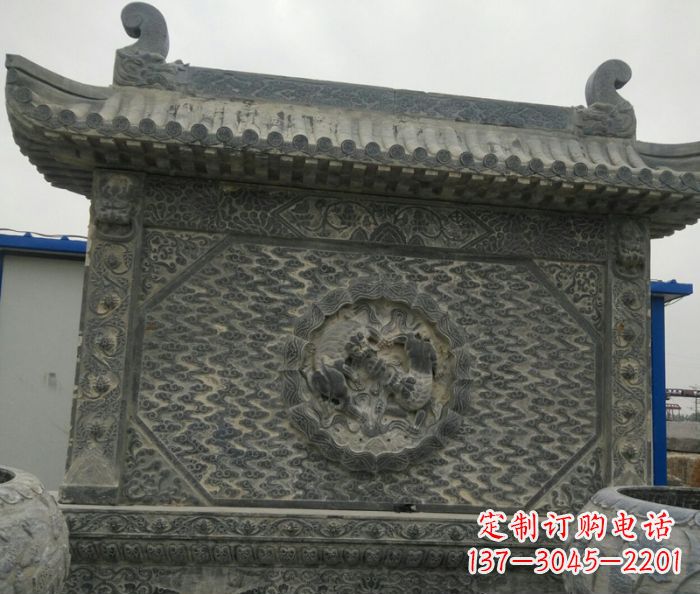 福州园林景观仿古石雕影壁