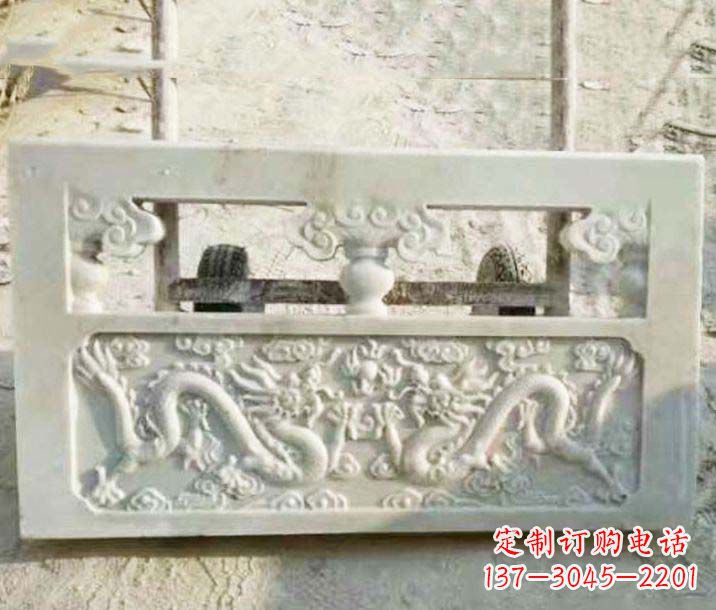 福州园林石浮雕栏板景观石雕
