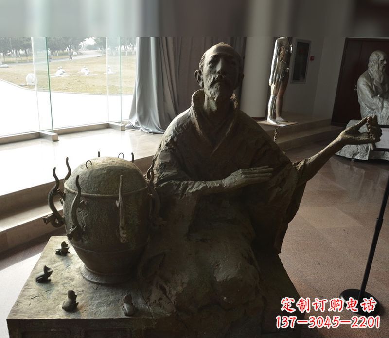 福州张衡铜雕