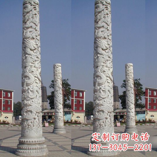 福州中国龙柱雕塑
