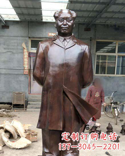 福州中国伟人毛泽东铜像