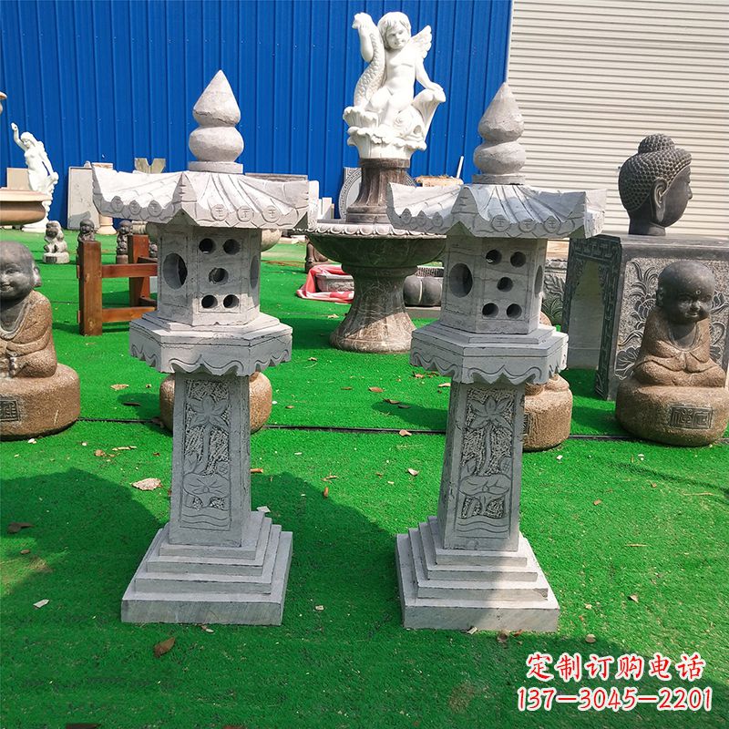 福州中式大理石灯笼