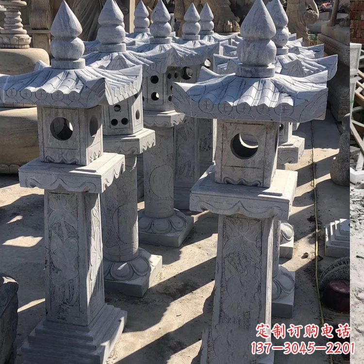福州中式汉代石雕灯笼