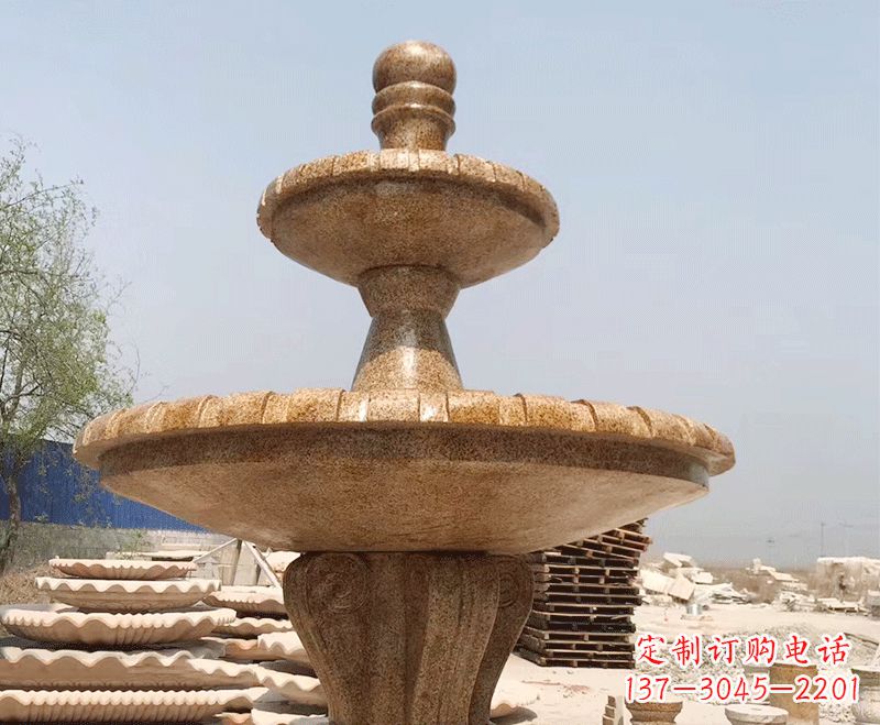福州中式石雕喷泉