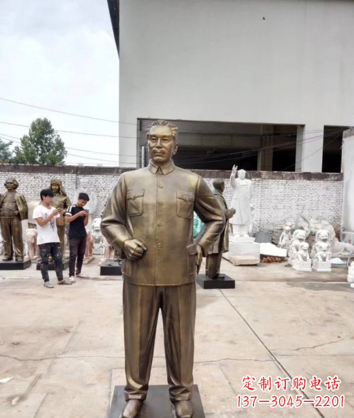 福州周恩来铜雕 (3)