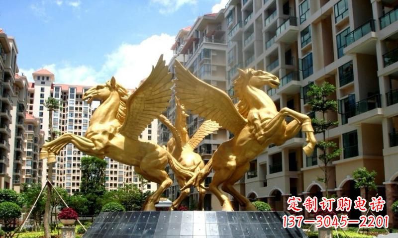 福州铸铜飞马雕塑