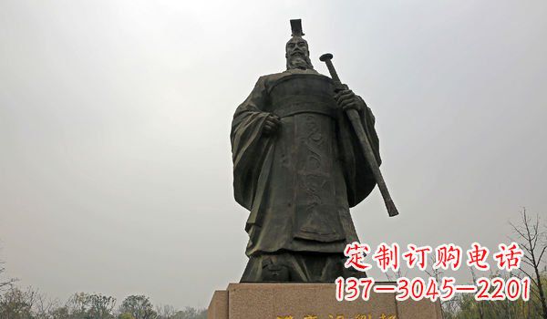 福州铸铜刘邦雕塑