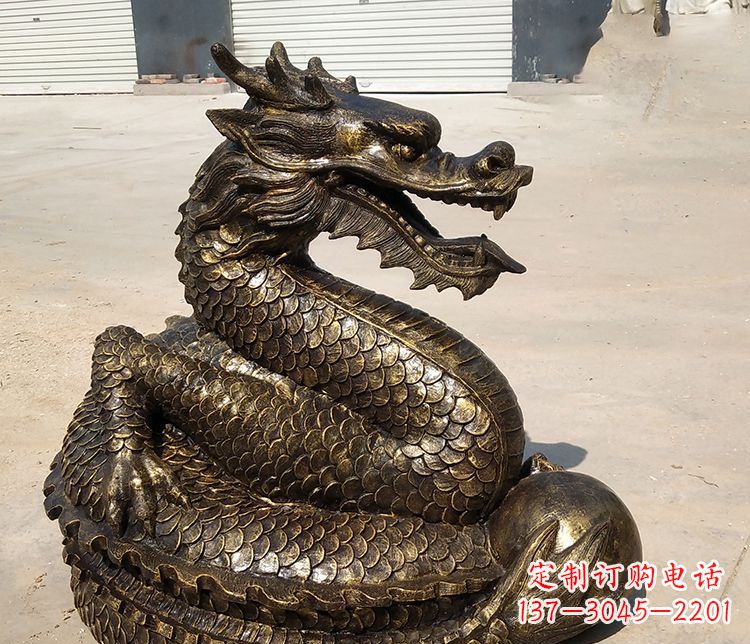 福州铸铜神龙雕塑