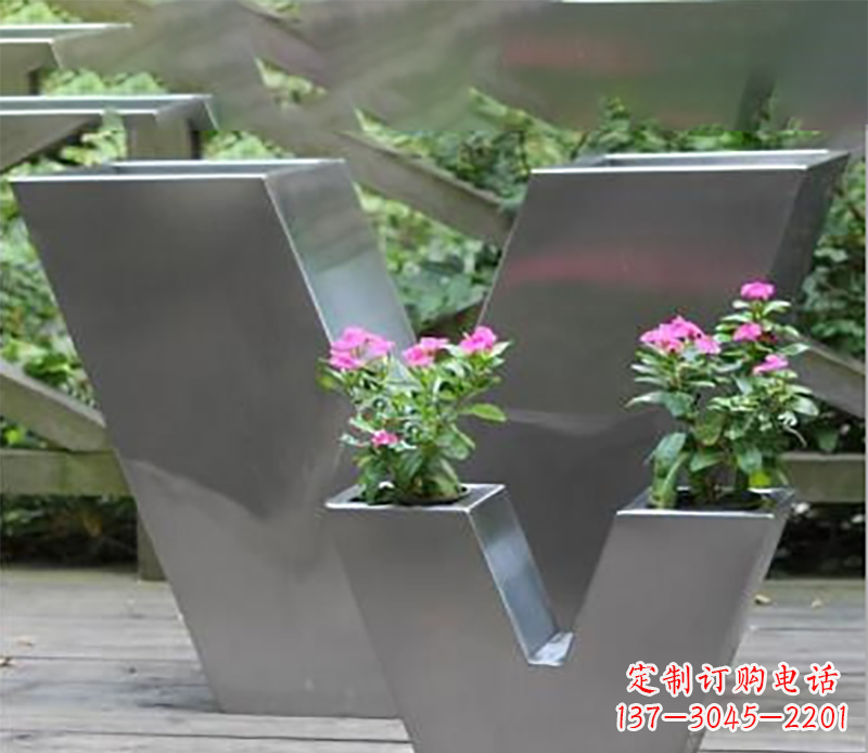 福州花盆不锈钢雕塑